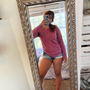 Ron Jon ,long sleeve pink shirt, size small